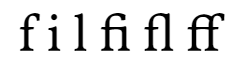 连字样例